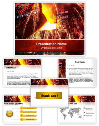 Metal Casting Editable PowerPoint Template