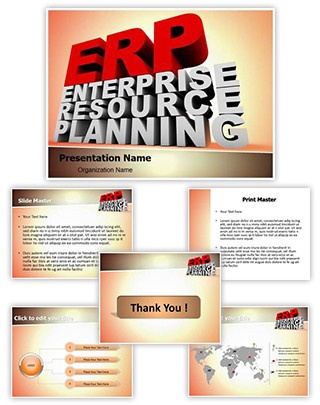 Enterprise Resource Planning Editable PowerPoint Template