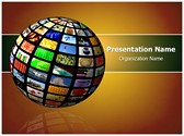 Picture Sphere Editable PowerPoint Template