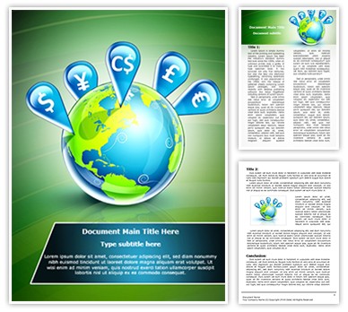 Global Currencies Editable Word Template