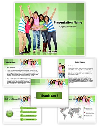 College Guys Editable PowerPoint Template