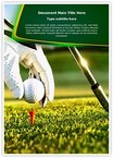 Golf Ball Tee Editable Template