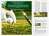 Golf Ball Tee Template