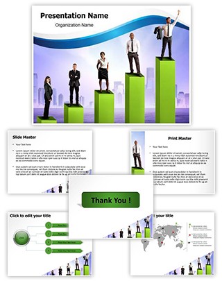 Level of Success Editable PowerPoint Template