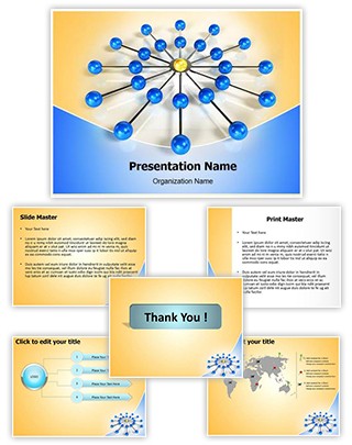 Networking Editable PowerPoint Template