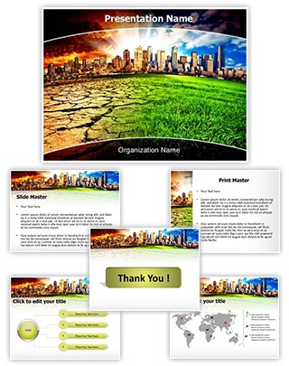 Climate Change Editable PowerPoint Template