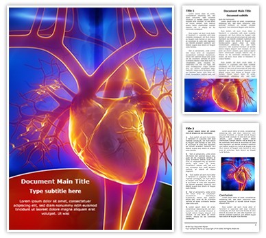 Pulmonary Trunk Vein Editable Word Template