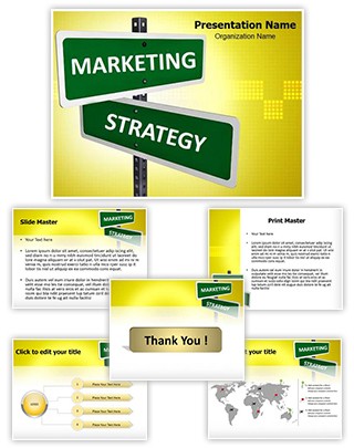 Marketing Strategy Editable PowerPoint Template