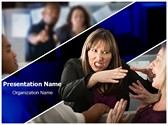 Office Fight Editable PowerPoint Template