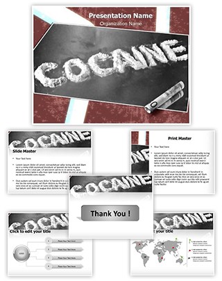 Cocaine Editable PowerPoint Template