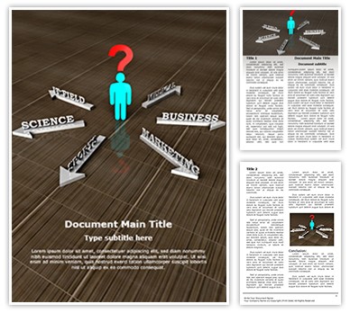 Choosing Career Editable Word Template