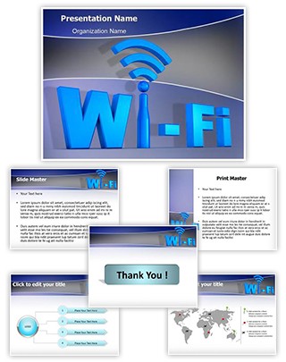 Wifi Network Technology Editable PowerPoint Template