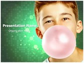 Chewing Gum Editable PowerPoint Template