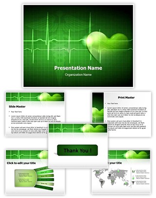 Heart Beat Editable PowerPoint Template