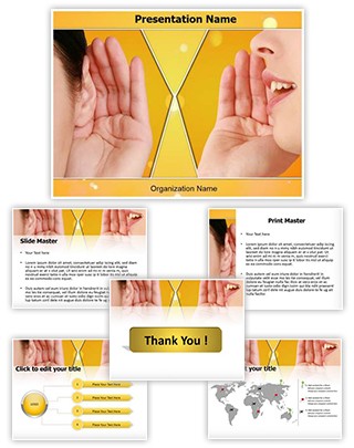 Communication Editable PowerPoint Template