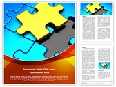 Puzzle Piece Missing Editable PowerPoint Template