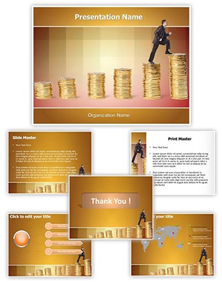 Money Graph Editable PowerPoint Template