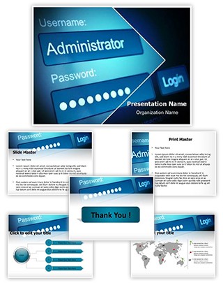 Administrator Password Editable PowerPoint Template