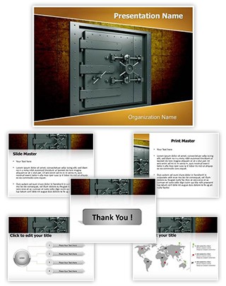 Bank Vault Editable PowerPoint Template