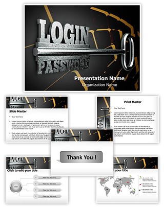 Login Password Editable PowerPoint Template