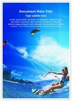 Kitesurfing Editable Template