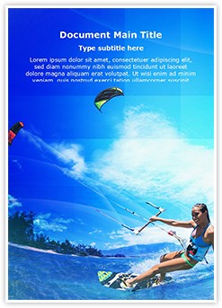 Kitesurfing