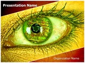 Bionic Eye Editable PowerPoint Template