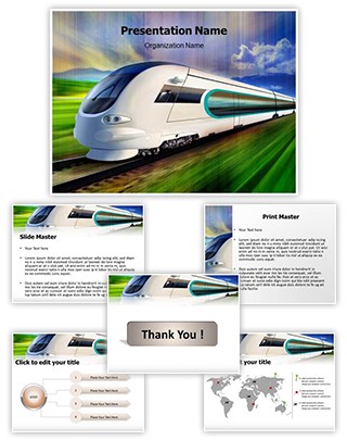 Bullet Train Editable PowerPoint Template