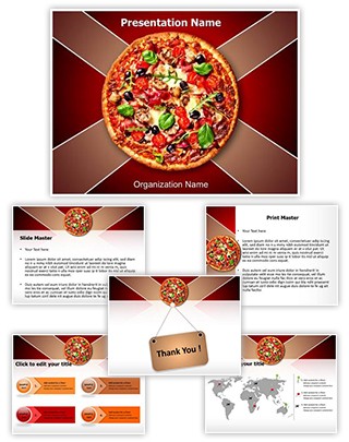 Italian Pizza Editable PowerPoint Template