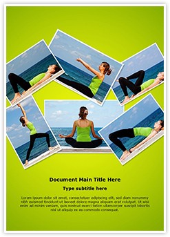 Yoga Exercises Collage