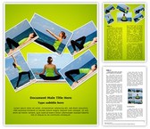 Yoga Exercises Collage Template