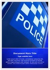 Police Station Editable Template