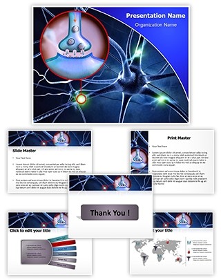Neuron Synapse Editable PowerPoint Template