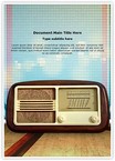 Vintage Radio Editable Template