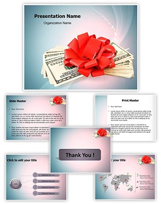 Cash Bonus Editable PowerPoint Template