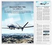 Drone Aircraft Editable PowerPoint Template