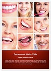 Dentistry Smiling Collage Editable Template