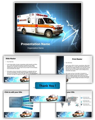 Ambulance Editable PowerPoint Template