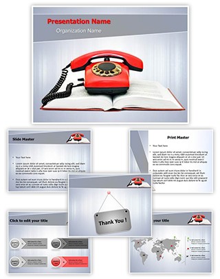 Phone Directory Editable PowerPoint Template