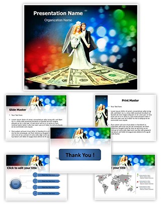 Marraige Expense Editable PowerPoint Template