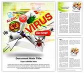 Email Virus Editable PowerPoint Template