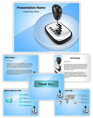 Automatic Car Shift Editable PowerPoint Template