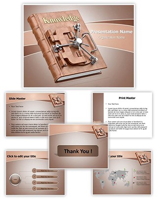 Book of Knowledge Editable PowerPoint Template