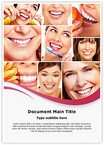 Healthy Teeth Collage Editable Template
