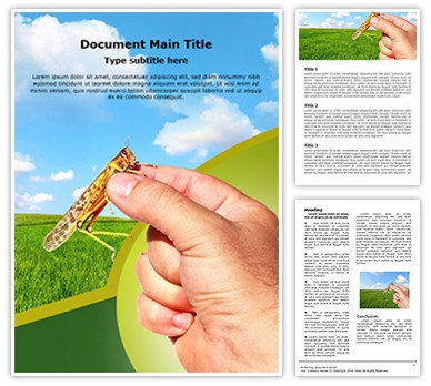 Agricultural Entomology Editable Word Template