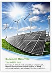 Solar Energy Editable Template