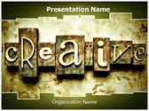 Creative Word Editable PowerPoint Template