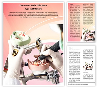 Endodontic Surgery Editable Word Template