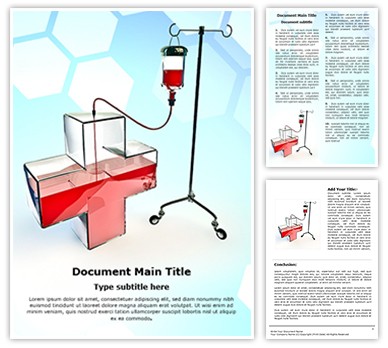 Red Cross Editable Word Template