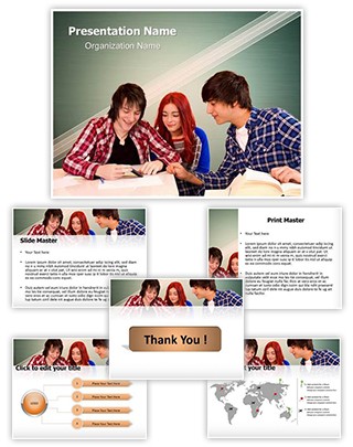 Mobile Phone in School Editable PowerPoint Template